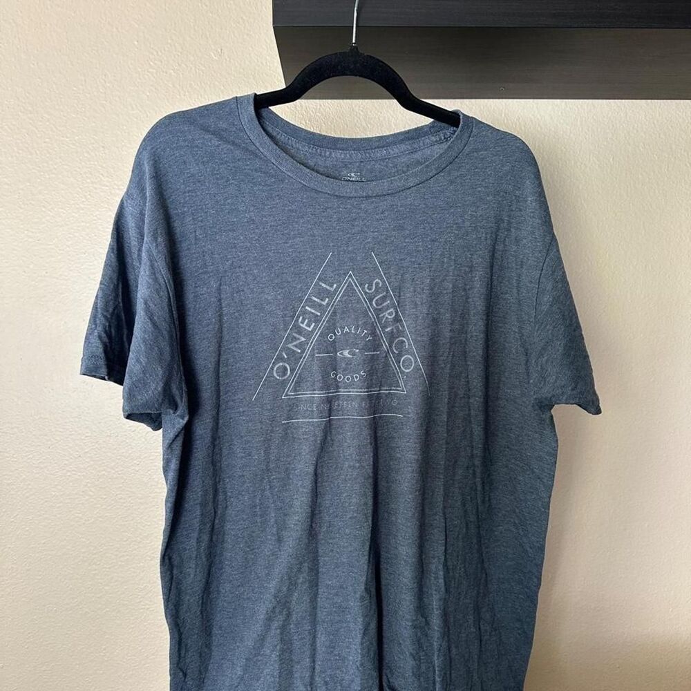 O-neill Men's Blue and Grey T-shirt